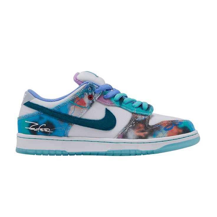 Futura Laboratories x Nike Dunk Low SB 'Bleached Aqua'